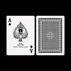 Bridge Size 555 Golden Side Plastic Invisible Playing Cards for Casino Games
