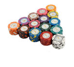 20PCS / Lot Poker Chips 14g Clay Coin Baccarat Texas Hold'em Poker Set
