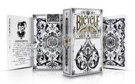 Kağıt Bisiklet Arch Angles Poker Oyun Kartları Gri Renk 8.8 * 6.3cm