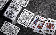 Kağıt Bisiklet Arch Angles Poker Oyun Kartları Gri Renk 8.8 * 6.3cm