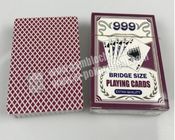 No.999 Köprü Boyutu Invisible Mürekkepli Oyun Kartları Bar-Kodlar Poker Cheat İçin İşaretler