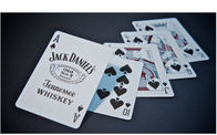 Kağıt Görünmez Jack Daniel&amp;#39;in Poker Okuyucu ve Tarayıcılar İçin İşaretli Barkod Iskambil Kartları
