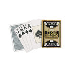 Poker Boyutu Jumbo Endeksi ile Copag Texas Hold&amp;#39;em Kırmızı / Siyah Kumar Sahne Kartları