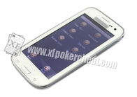 Beyaz Samsung S4 Cep Telefonu Poker Hile Cihaz Iskele Oyun Kartları Analizörü
