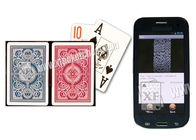 Su geçirmez Kem Ok Poker Predictor Hile Poker Kartları için Plastik Iskambil Kartları