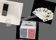 İspanya Fournier 2818 Plastik Analayzer Kırmızı / Mavi Için Poker Kartları Oynanır İşaretli