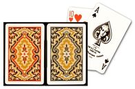Poker Tarayıcı Geri Dönüşümlü İşaretli Plastik Paisley Kem Ok Oyun Kartları