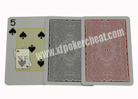 Brezilya Mavi Copag 139 Kumar Kağıt Poker Kartları Sahne Köprü Boyutu Düzenli Yüz