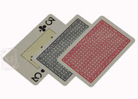 Plastik İşaretli Poker Kartları, Poker Analizörü için Fournier Bridge 2826 Oyun Kartları