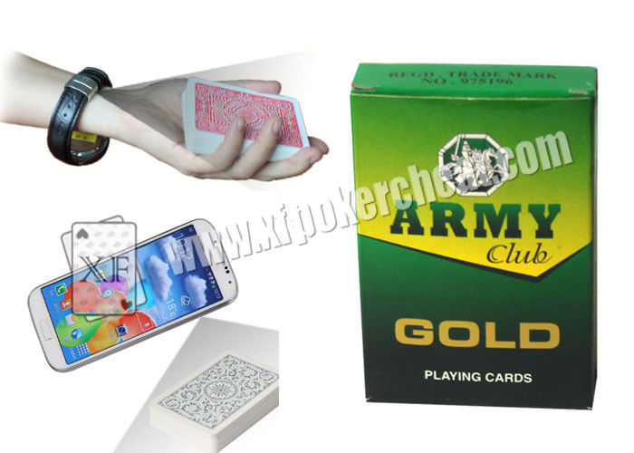 India Army Marked Playing Cards For Poker Analyzer Reader