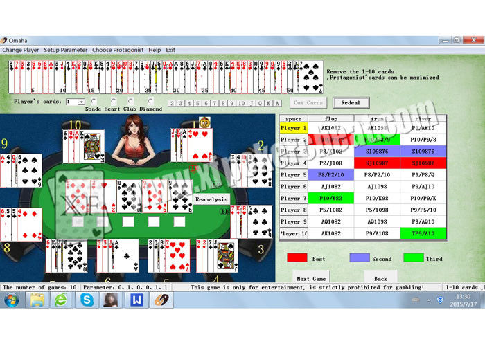 PC Flush Card Cheating Software For Analyzing Poker Results System