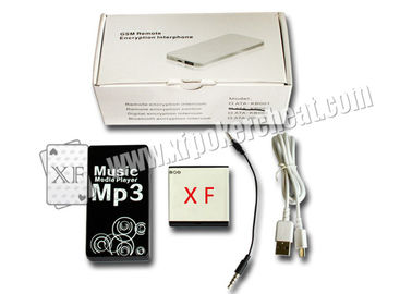 GSM Remote Encryption Interphone Casino Gambling Devices With Audio Transfer And Voice Amplify