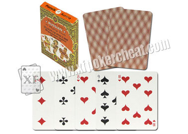 Russian Piatnik Paper Side Marked Poker Cards Work For Poker Scanner Magic Trick