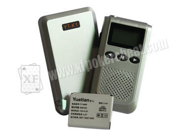 Grey Plastic Gambling Accessories YT K1 Wireless Spy Receiver And Talker